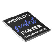 Der Gemeinste Vater der Welt Notizblock (angewinkelt)