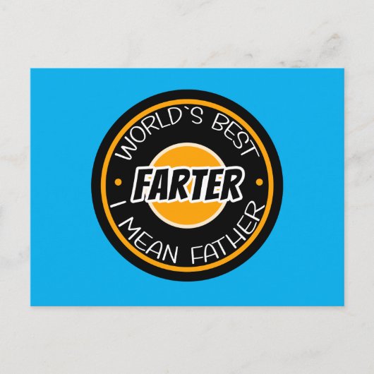 Der Gemeinste Vater der Welt Postkarte (Vorderseite)