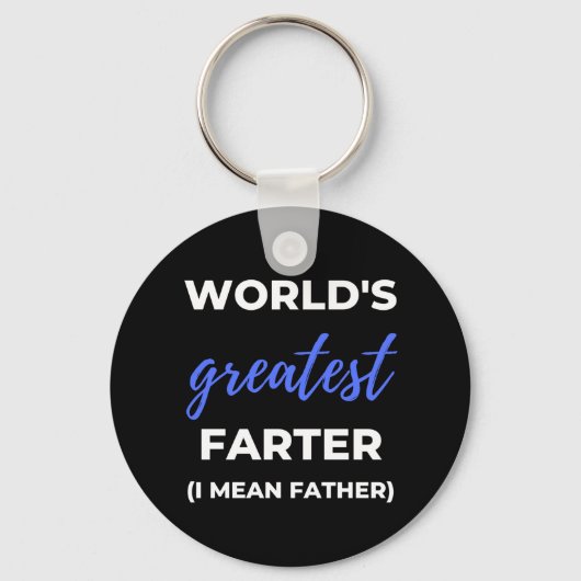 Der Gemeinste Vater der Welt Schlüsselanhänger (Vorderseite)