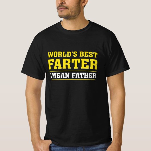 Der Gemeinste Vater der Welt T-Shirt (Vorderseite)
