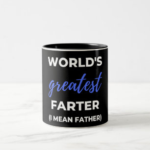 Der Gemeinste Vater der Welt Zweifarbige Tasse