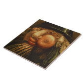 Der Gemüsegärtner, c.1590 (Öl auf Platte) Fliese (Seite)