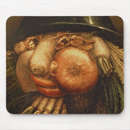 Der Gemüsegärtner, c.1590 (Öl auf Platte) Mousepad (Vorne)