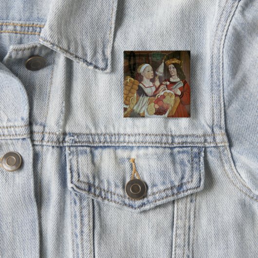 Der Gemüsemarkt Button (Beispiel)