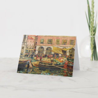 Der Gemüsemarkt in Venedig | Louis Abel-Truchet Karte