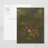 Der Gemüsestand Postkarte (Vorne/Hinten)