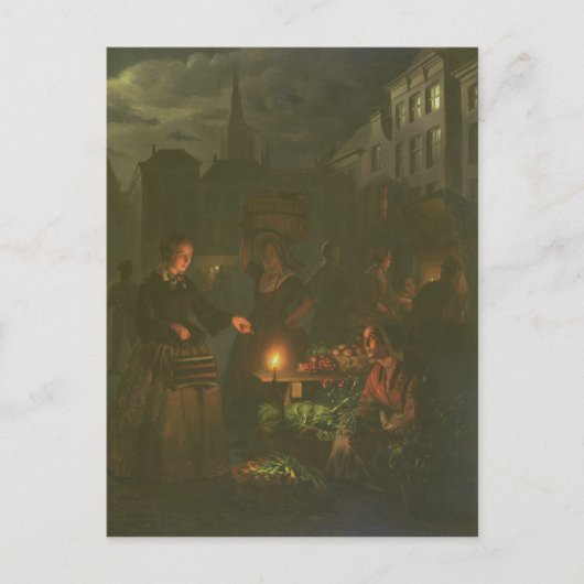 Der Gemüsestand Postkarte (Vorderseite)