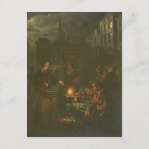 Der Gemüsestand Postkarte