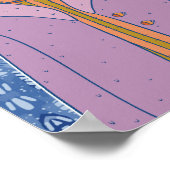 Der gemütliche Frosch Poster (Ecke)