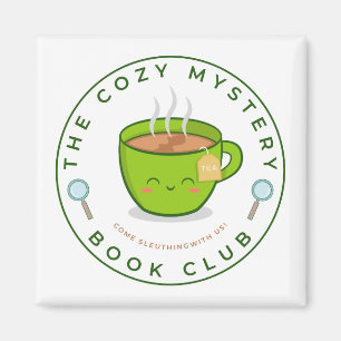 Der gemütliche Mystery Book Club Magnet