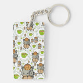 Der gemütliche Mystery Book Club Schlüsselanhänger (Rückseite)