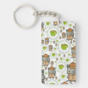 Der gemütliche Mystery Book Club Schlüsselanhänger