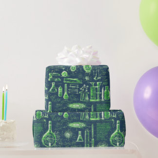 Der geniale Entwurf von Mad Scientist Geschenkpapier