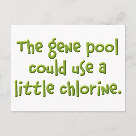 Der Genpool Postkarte (Vorderseite)
