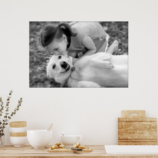 Der Gentle Kiss Poster (Küche)