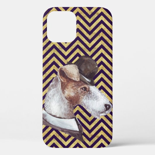 Der Gentleman Airedale Case-Mate iPhone Hülle (Rückseite)