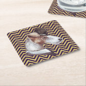 Der Gentleman Airedale Rechteckiger Pappuntersetzer (angewinkelt)