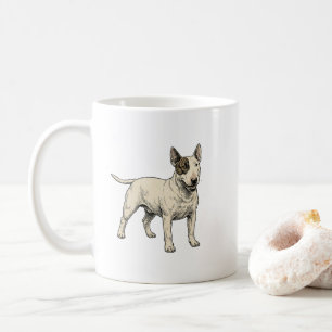 Der Gentleman Gladiator – Bull Terrier Spirit Art Kaffeetasse