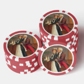 Der Gentleman und das Mädchen Pokerchips (Stapel)