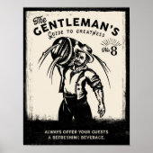 "Der Gentleman's Guide to Greatness" Coole Mensche Poster (Vorne)