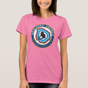 Der GeoCorps Amerika der Frauen Wecker-T - Shirt
