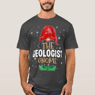 Der Geologe Gnome Familie passt Weihnachten zusamm T-Shirt