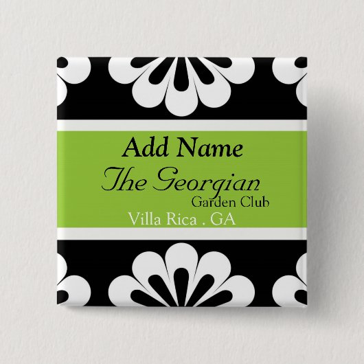 Der Georgain Garten-Verein Button (Vorderseite)