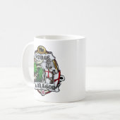 Der George und die Drache-Tasse Kaffeetasse (Vorderseite Links)
