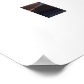 Der gepflegte Parkettboden Poster (Ecke)