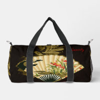 Der gequälte Orientalische Lüfter mit Blumendesign