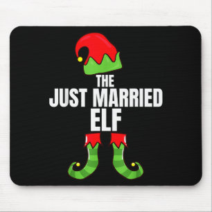 Der gerade verheiratete Elf passende Familien-Weih Mousepad