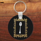 Der Gerahmte Löffel Schlüsselanhänger (Vorderseite)