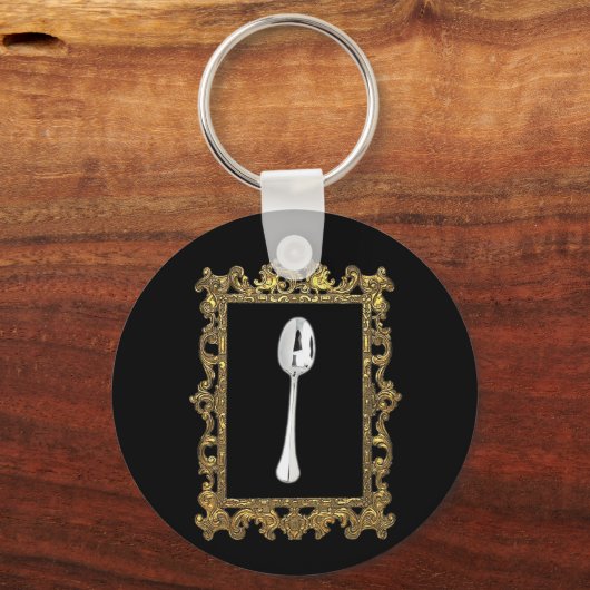 Der Gerahmte Löffel Schlüsselanhänger (Vorderseite)