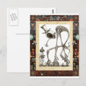 Der gerahmte Spaziergang Postkarte (Vorne/Hinten)