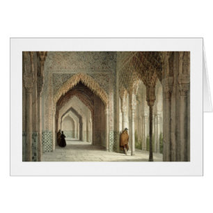 Der Gerichts-Raum des Alhambras, Granada, 1853
