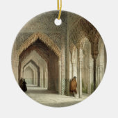 Der Gerichts-Raum des Alhambras, Granada, 1853 Keramik Ornament (Vorne)