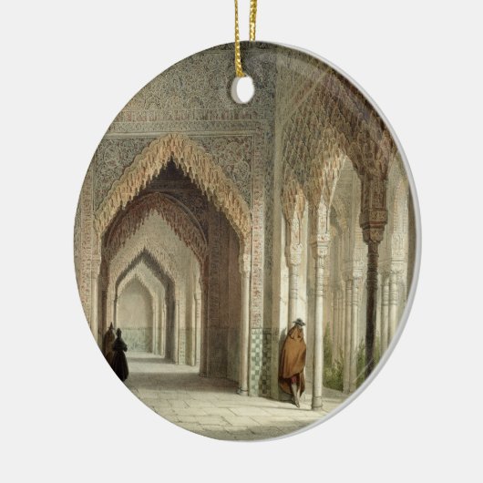 Der Gerichts-Raum des Alhambras, Granada, 1853 Keramik Ornament (Links)