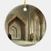Der Gerichts-Raum des Alhambras, Granada, 1853 Keramik Ornament (Hinten)