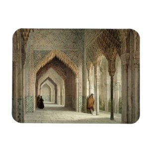 Der Gerichts-Raum des Alhambras, Granada, 1853 Magnet