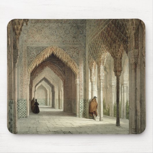Der Gerichts-Raum des Alhambras, Granada, 1853 Mousepad (Vorne)