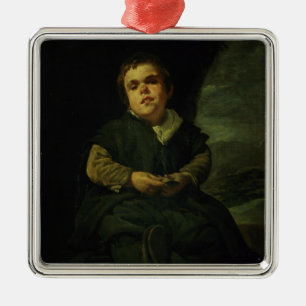 Der Gerichts-Zwerg, Don Franciso Lezcano Silbernes Ornament