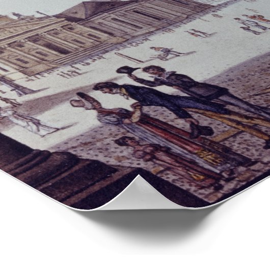 Der Gerndarmenmarkt Poster (Ecke)