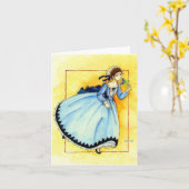 Der Geruch der Fliedern Notecard Karte (Gelbe Blume)