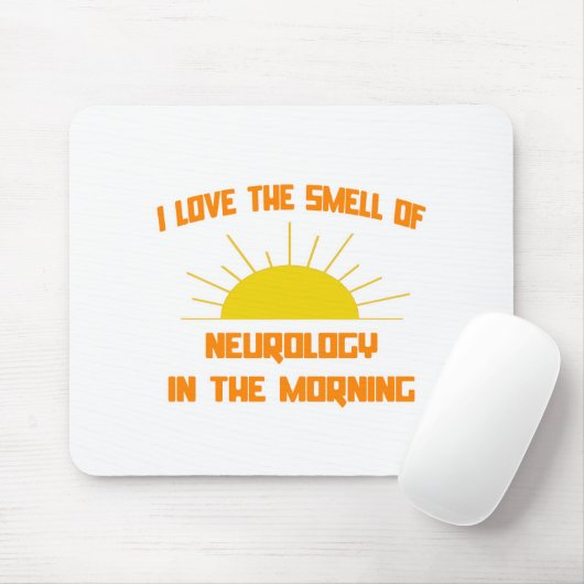 Der Geruch der Neurologie am Morgen Mousepad (Mit Mouse)