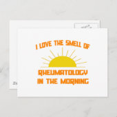 Der Geruch der Rheumatologie am Morgen Postkarte (Vorne/Hinten)