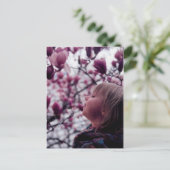Der Geruch des Frühlinges Postkarte (Stehend Vorderseite)
