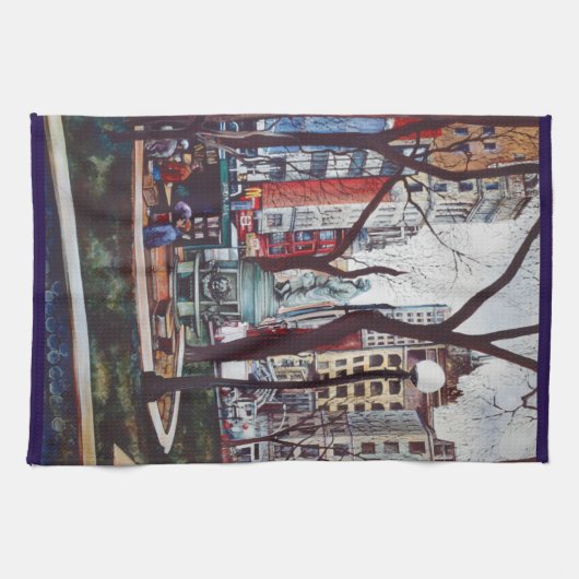 Der Geruch des Gewerkschaft Square Geschirrtuch (Horizontal)