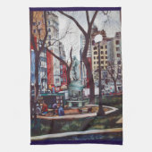 Der Geruch des Gewerkschaft Square Geschirrtuch (Vertikal)