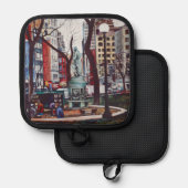 Der Geruch des Gewerkschaft Square Topflappen (Vorderseite/Rückseite)