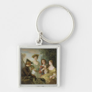 Der Geruchssinn, c.1744-47 (Öl auf Leinwand) Schlüsselanhänger